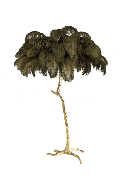 Ostrich Feather Floor Lamp - morylighting