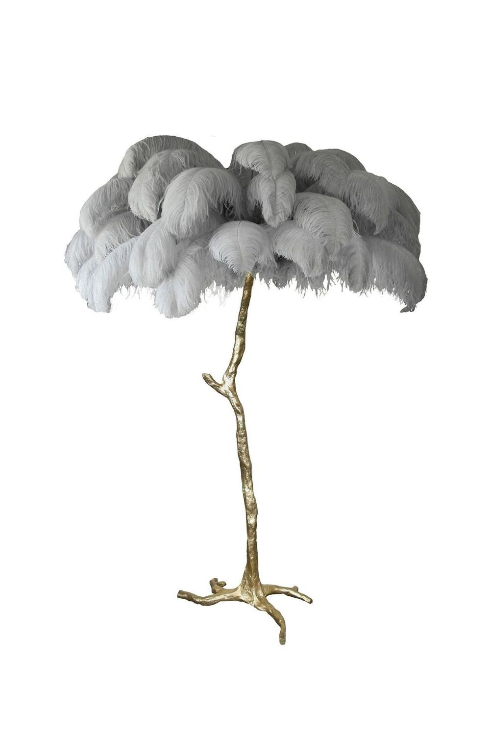 Ostrich Feather Floor Lamp - morylighting