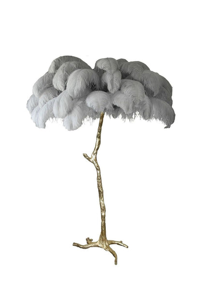 Ostrich Feather Floor Lamp - morylighting