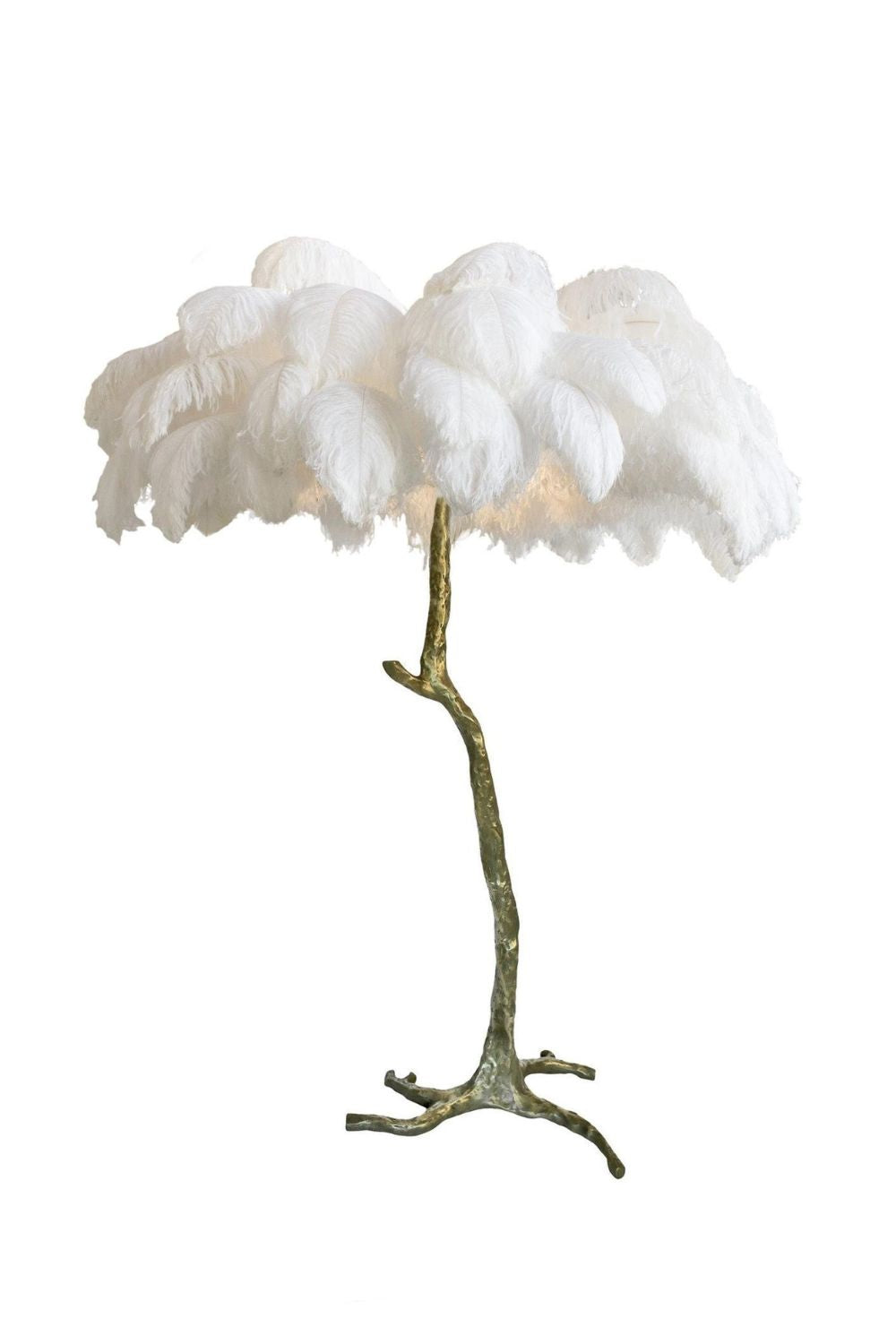 Ostrich Feather Floor Lamp - morylighting