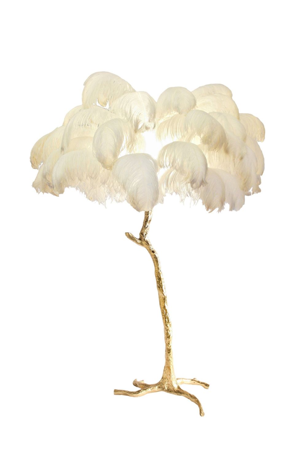 Ostrich Feather Floor Lamp - morylighting