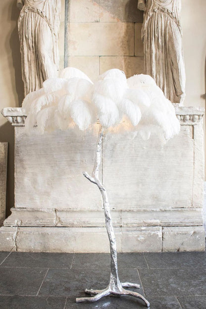 Ostrich Feather Floor Lamp - morylighting
