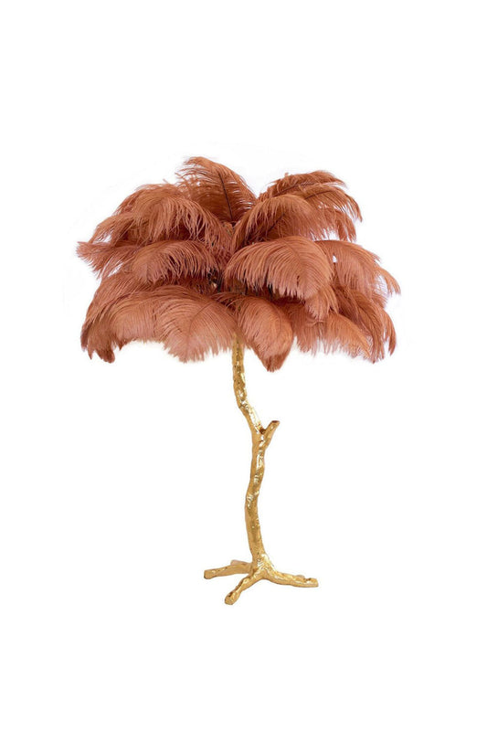 Ostrich Feather Table Lamp - morylighting