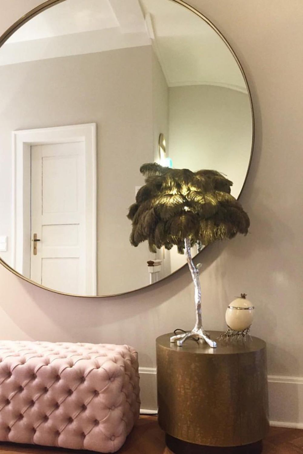 Ostrich Feather Table Lamp - morylighting