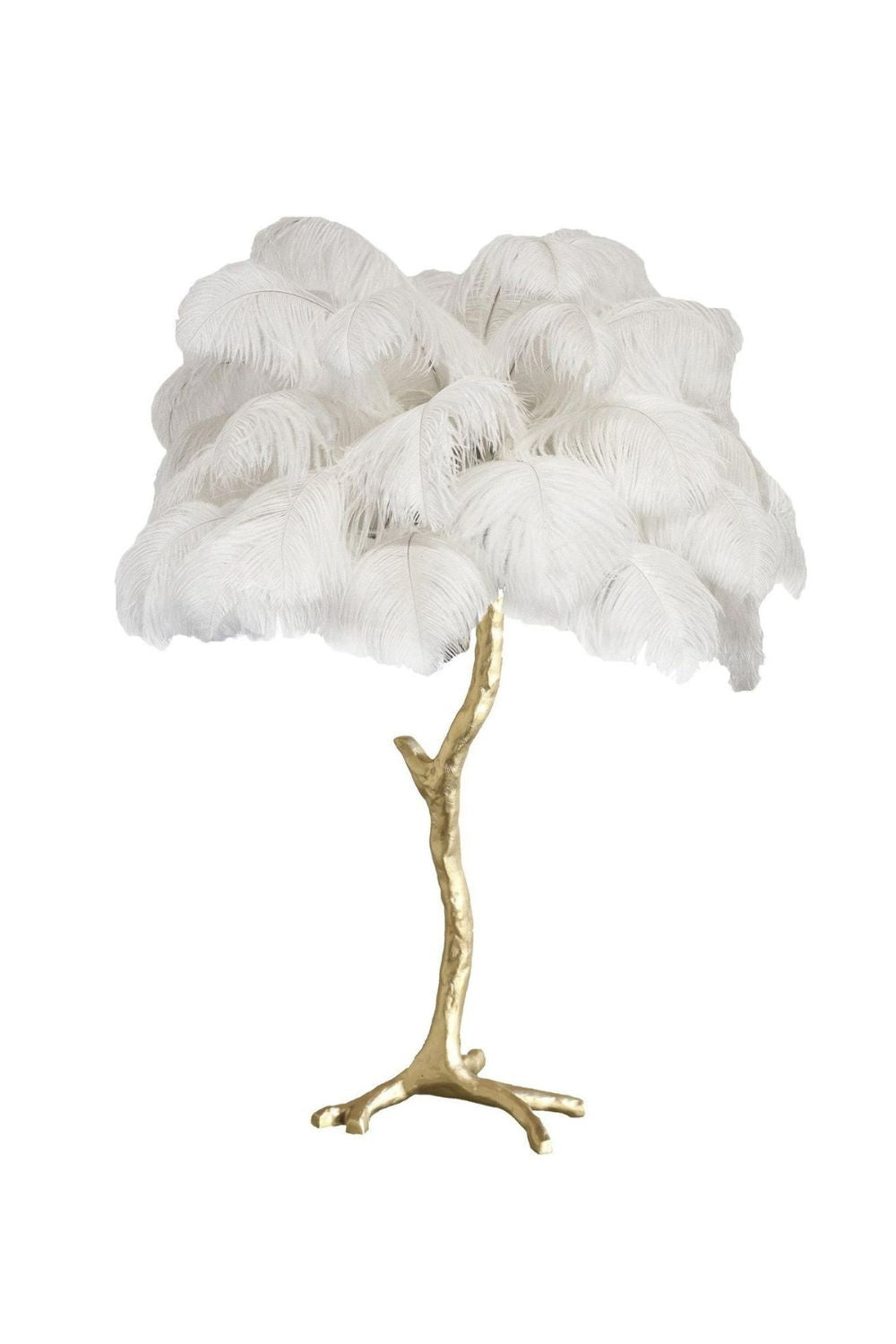 Ostrich Feather Table Lamp - morylighting