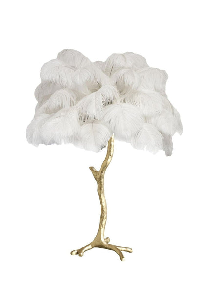Ostrich Feather Table Lamp - morylighting