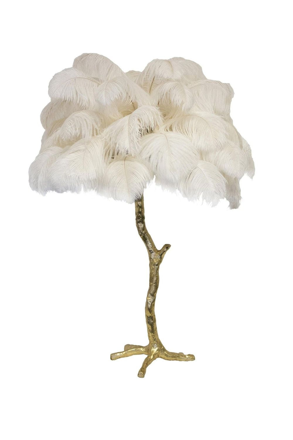 Ostrich Feather Table Lamp - morylighting