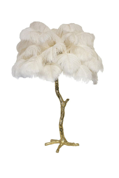 Ostrich Feather Table Lamp - morylighting