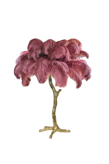 Ostrich Feather Table Lamp - morylighting