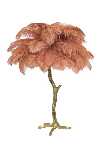 Ostrich Feather Table Lamp - morylighting