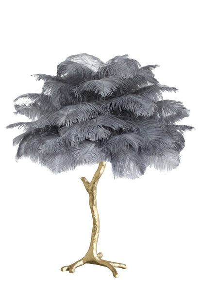 Ostrich Feather Table Lamp - morylighting