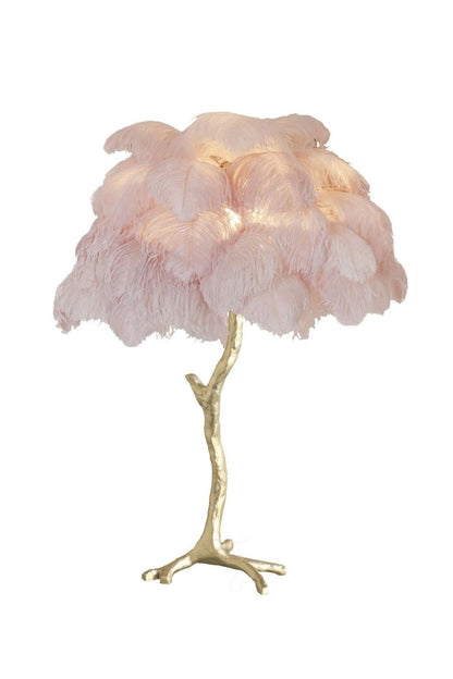 Ostrich Feather Table Lamp - morylighting