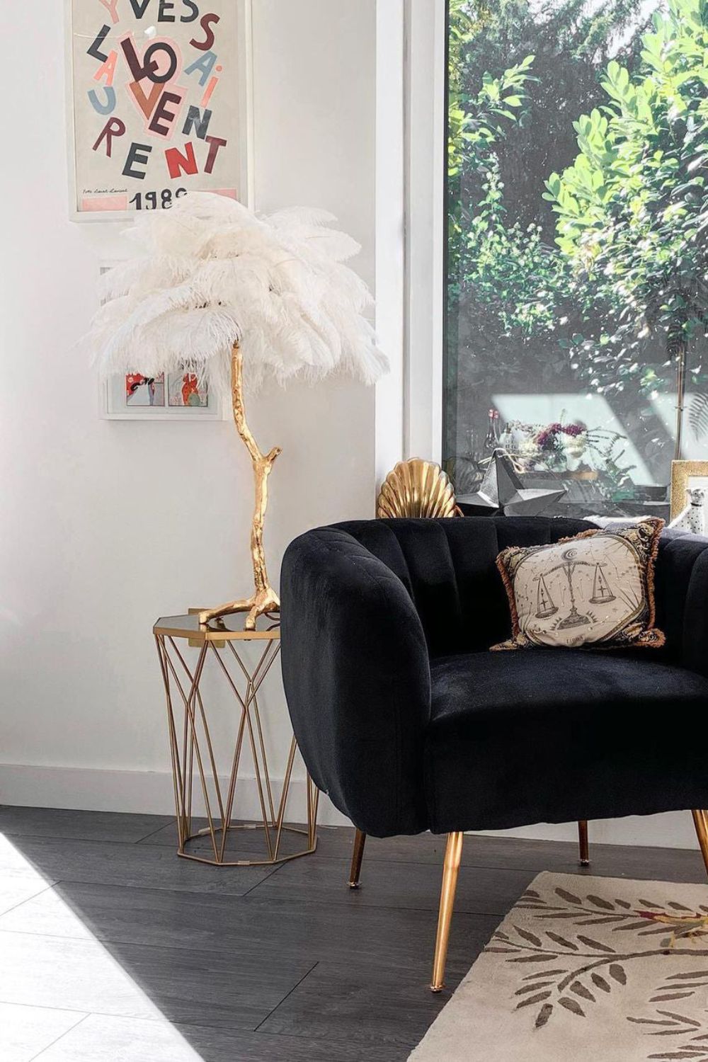 Ostrich Feather Table Lamp - morylighting