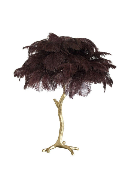 Ostrich Feather Table Lamp - morylighting