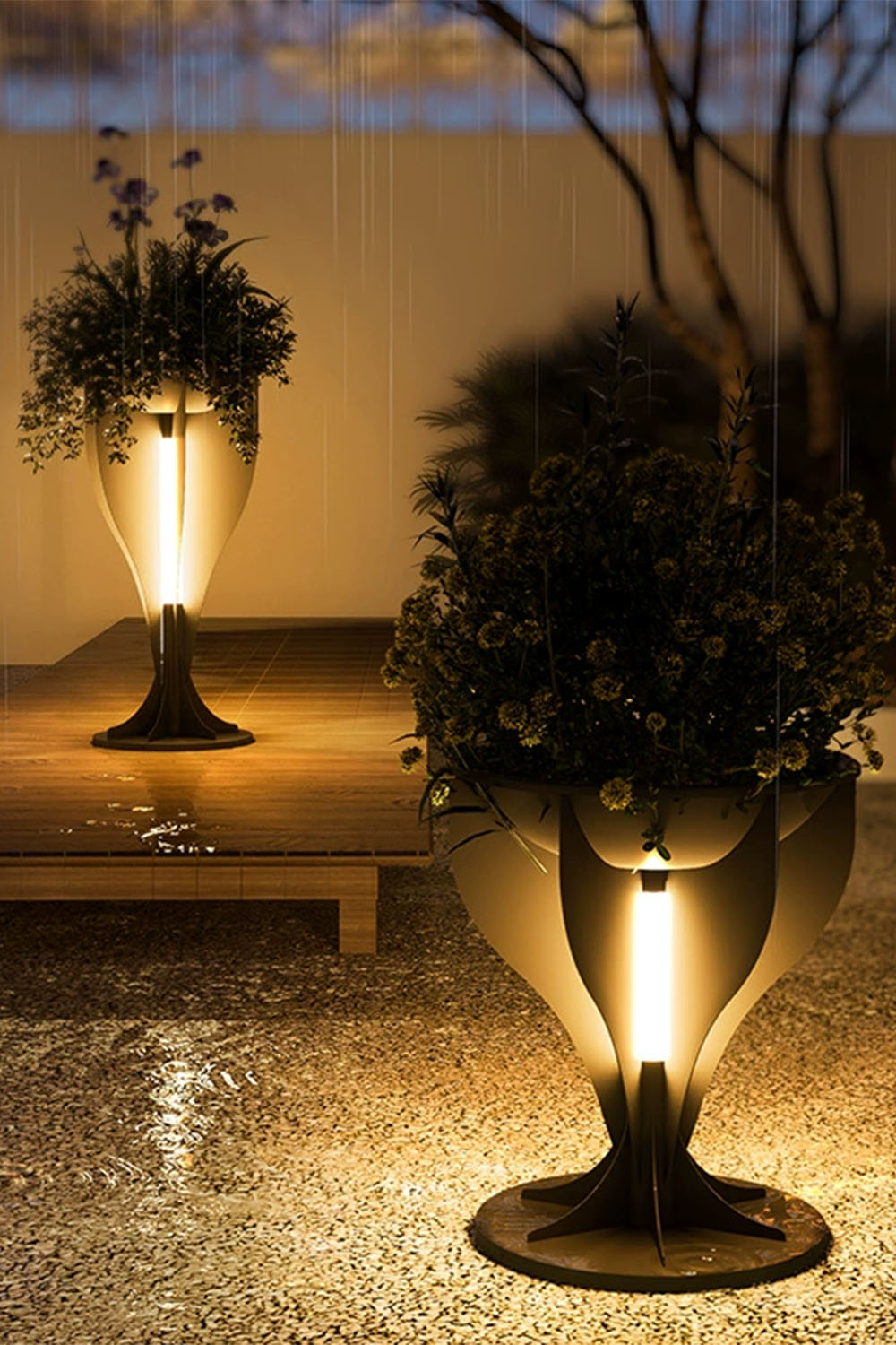 Outdoor Flower Stand Lamp - view 5 | morylighting