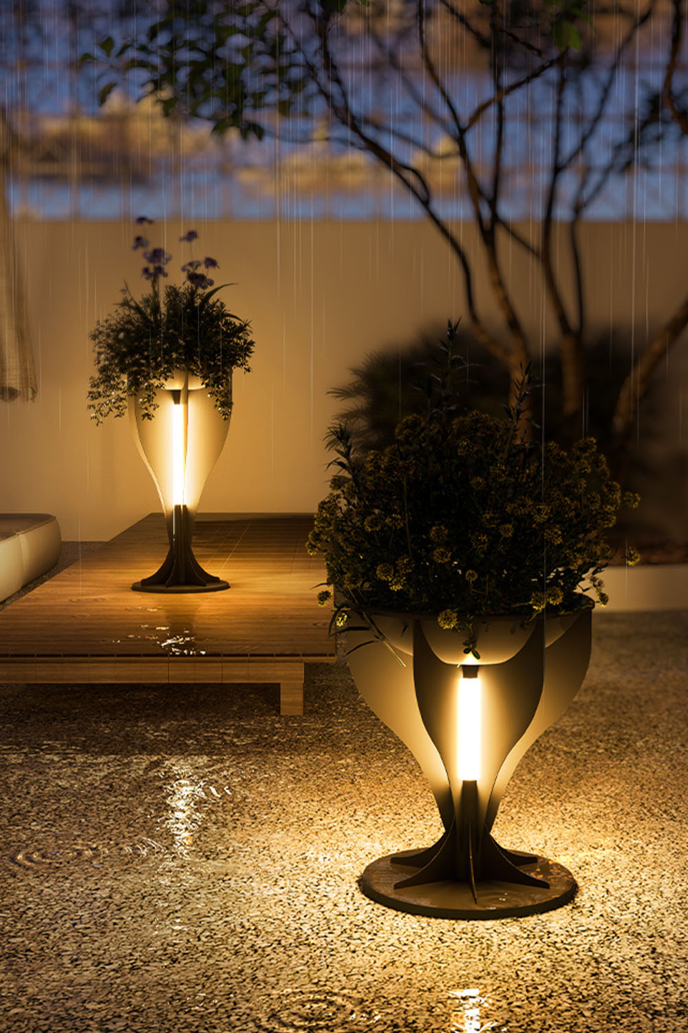 Outdoor Flower Stand Lamp - view 7 | morylighting