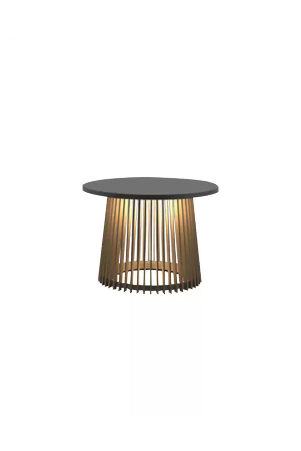Outdoor Iron Round Table Floor Lamp | morylighting