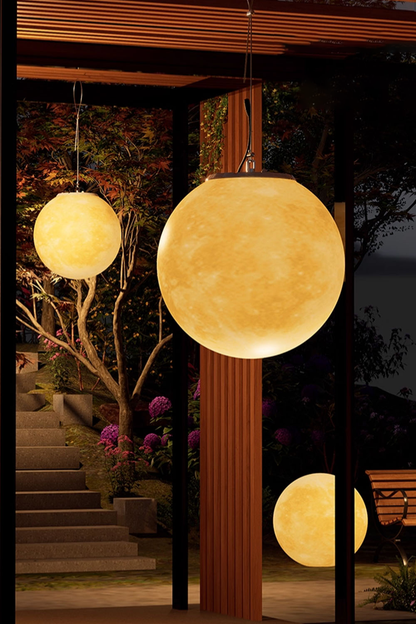 Outdoor Moon Pendant Lamp - view 4 | morylighting
