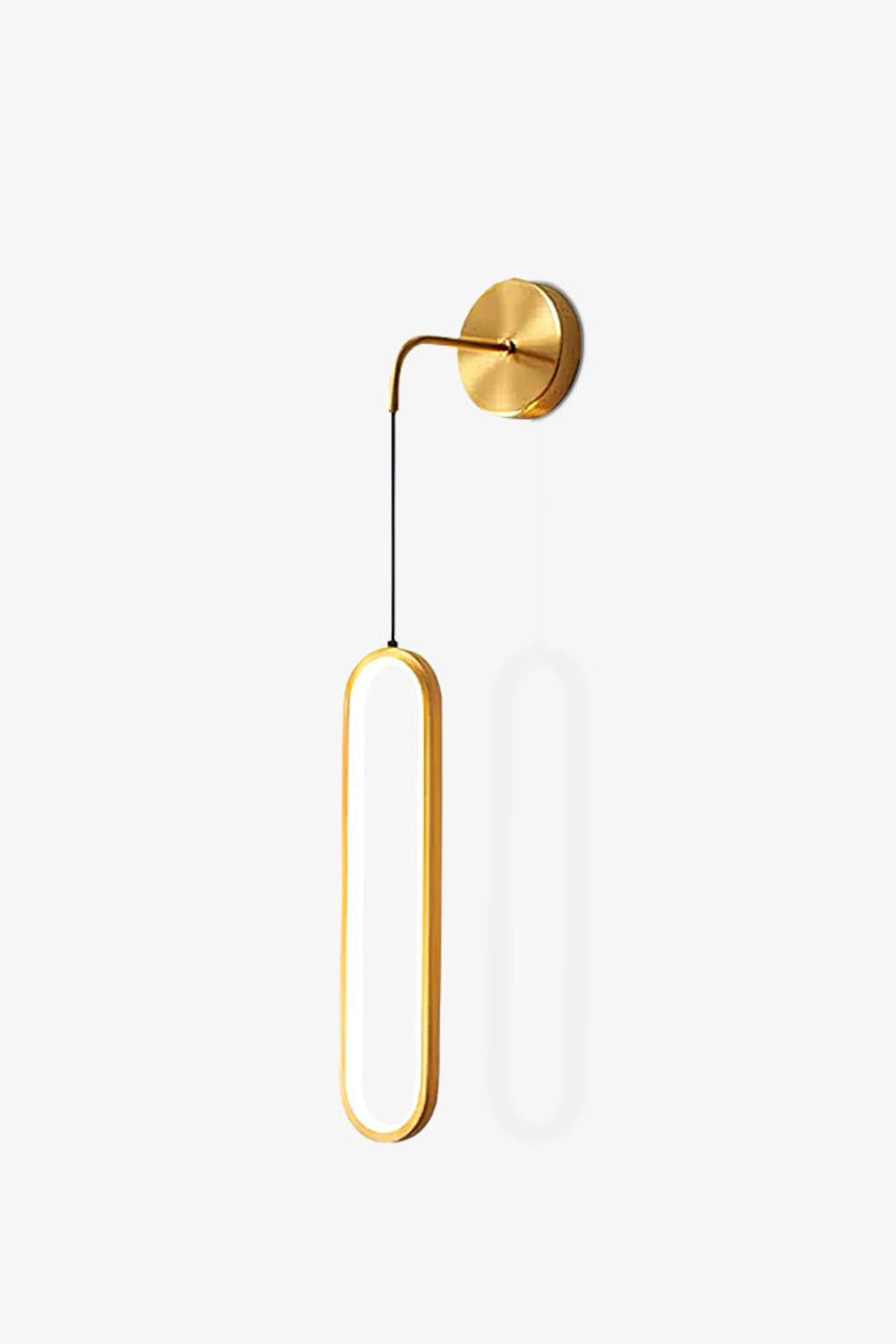 Oval LED Brass Wall Lamp - morylighting