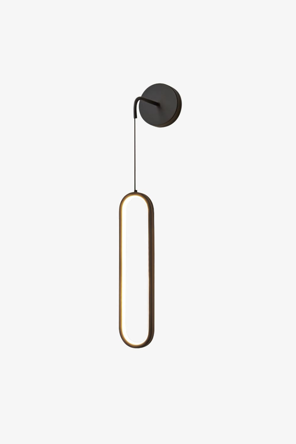 Oval LED Brass Wall Lamp - morylighting