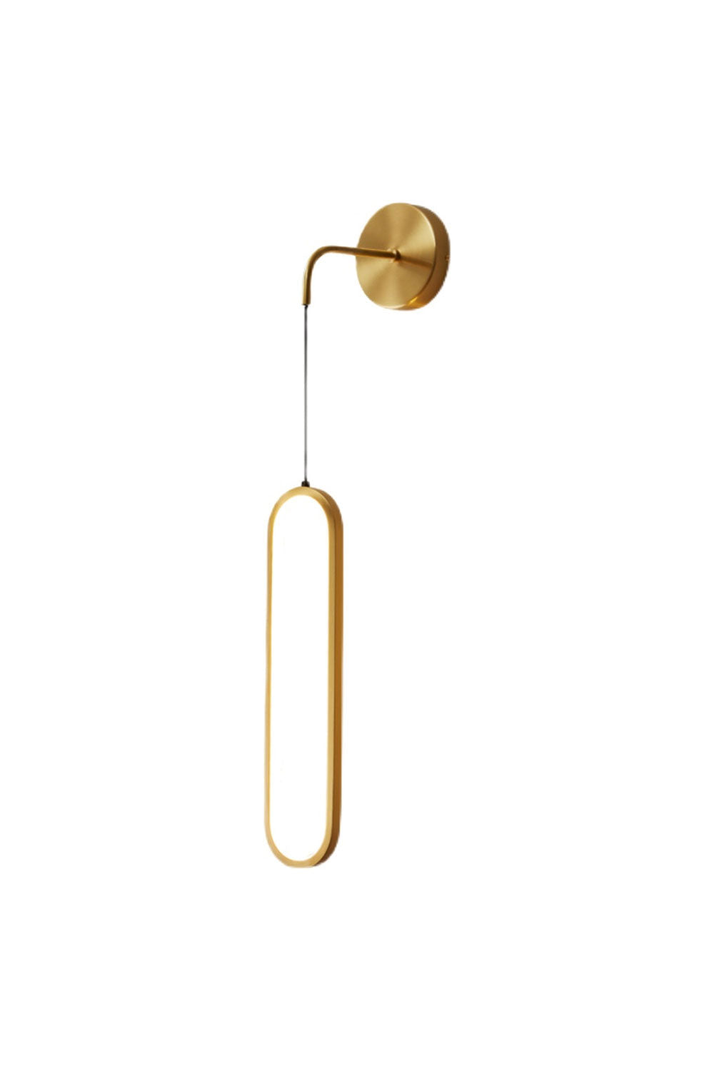 Oval LED Brass Wall Lamp - morylighting