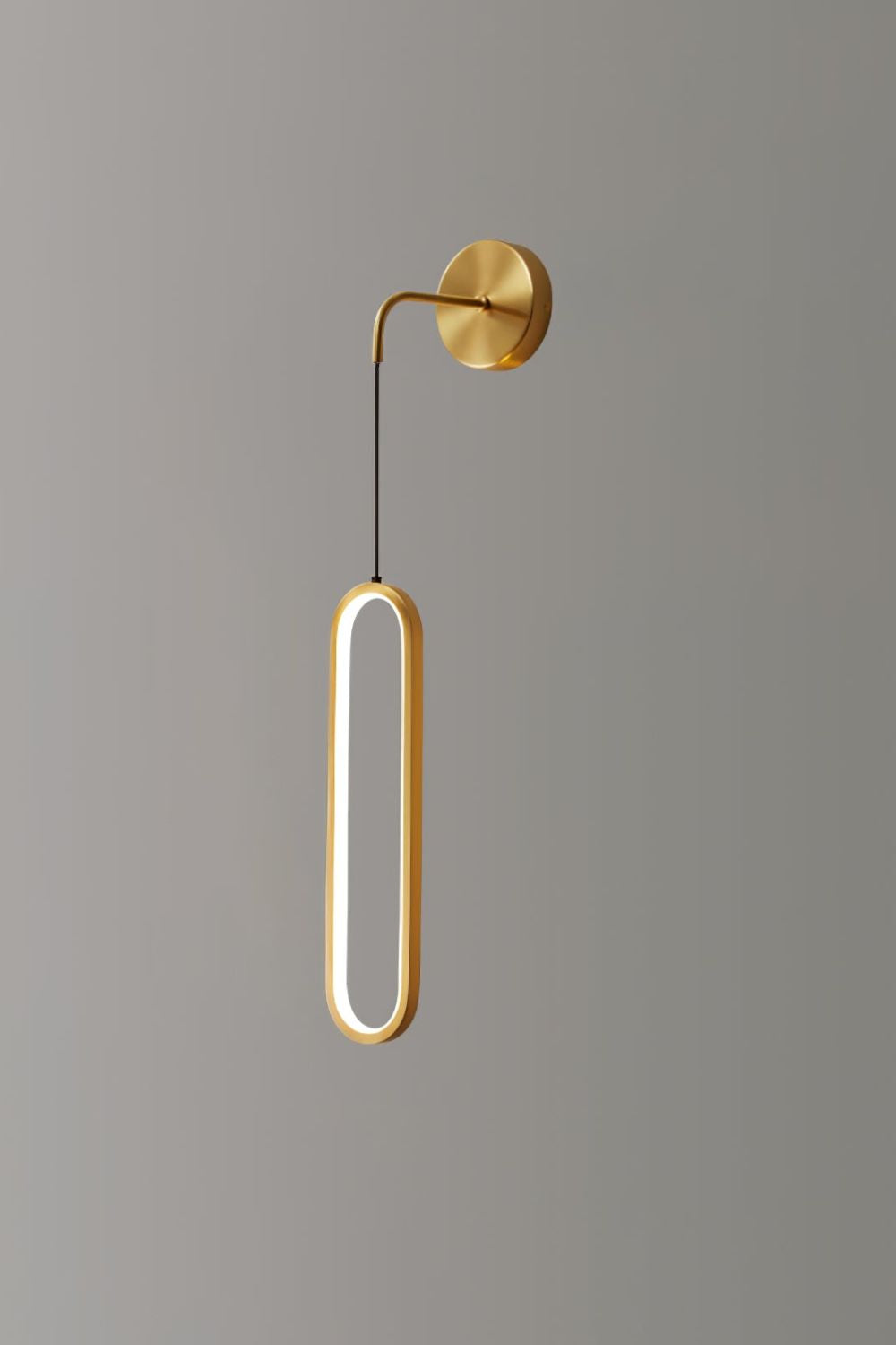 Oval LED Brass Wall Lamp - morylighting