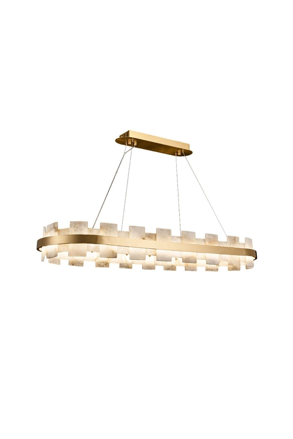 Oval Anita Alabaster Chandelier | morylighting