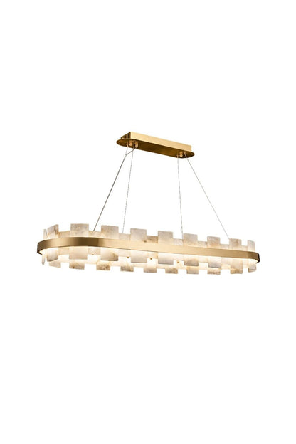 Oval Anita Alabaster Chandelier | morylighting
