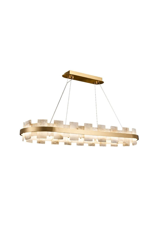 Oval Anita Alabaster Chandelier | morylighting