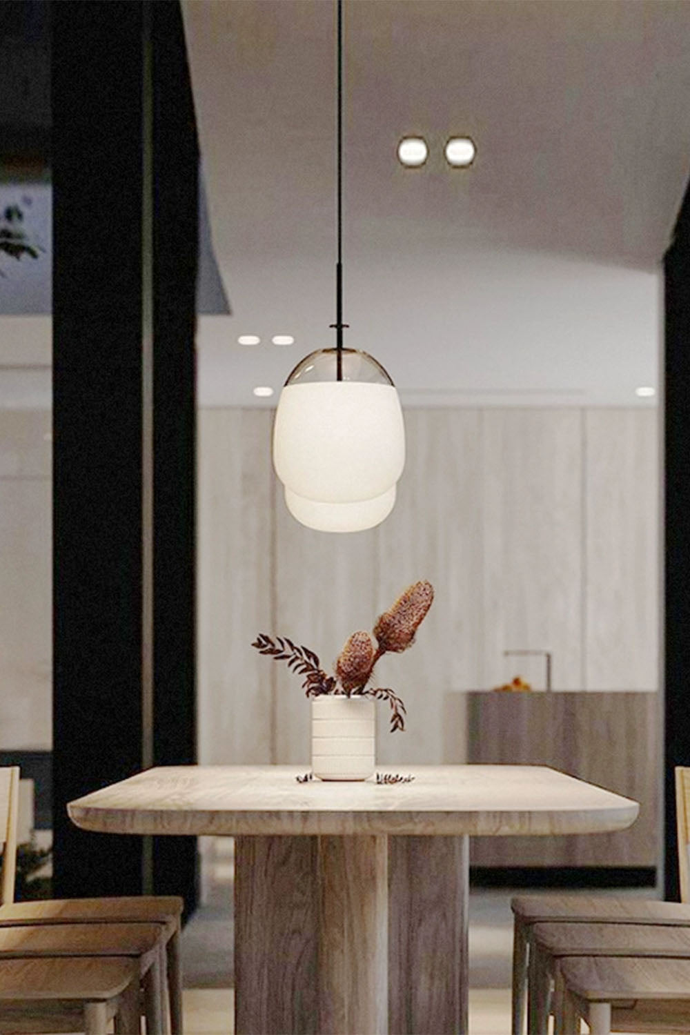 Oval Crystal Pendant Light - view 5 | morylighting