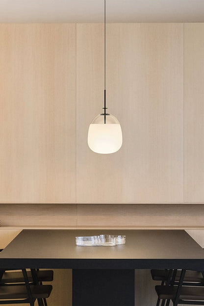 Oval Crystal Pendant Light - view 2 | morylighting