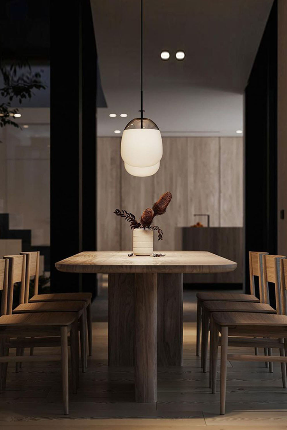 Oval Crystal Pendant Light - view 3 | morylighting