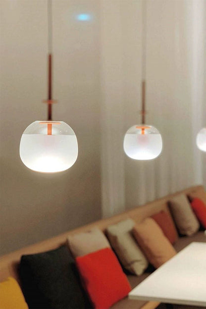 Oval Crystal Pendant Light - view 4 | morylighting
