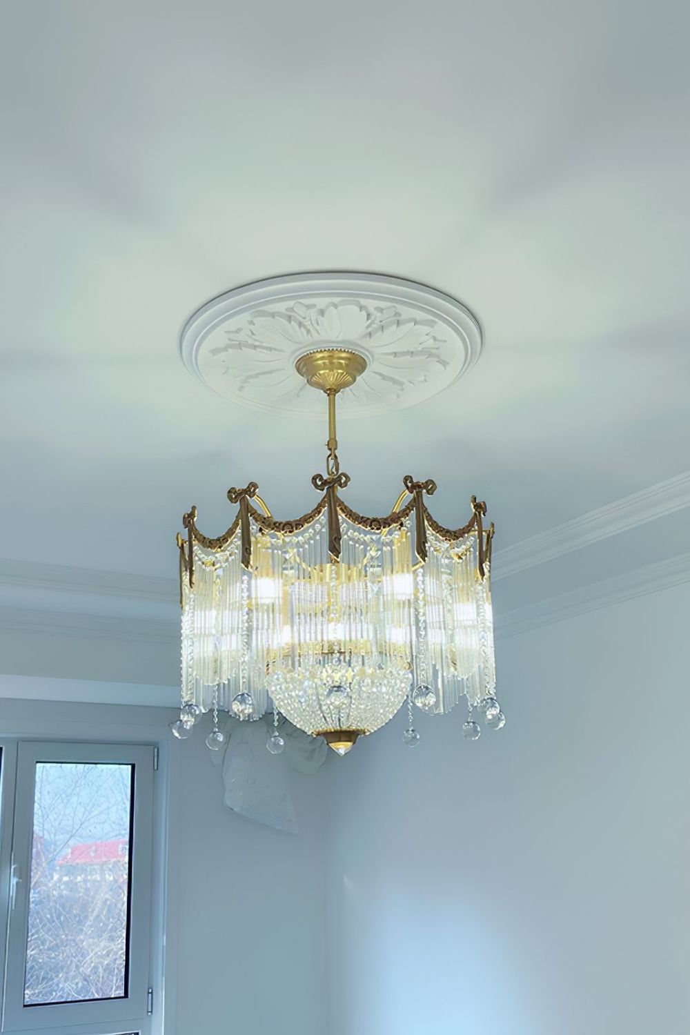 Palace Water Drop Chandelier - morylighting