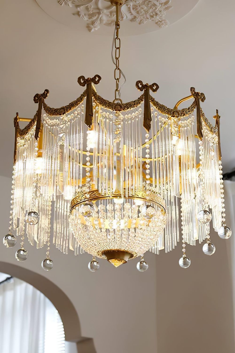 Palace Water Drop Chandelier - morylighting