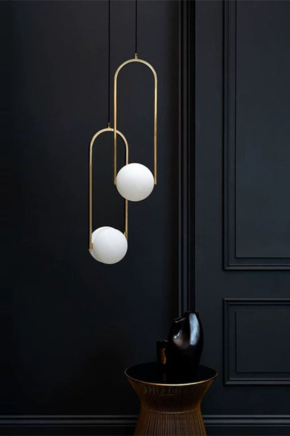 Pearl Arc Pendant Lamp - view 3 | morylighting