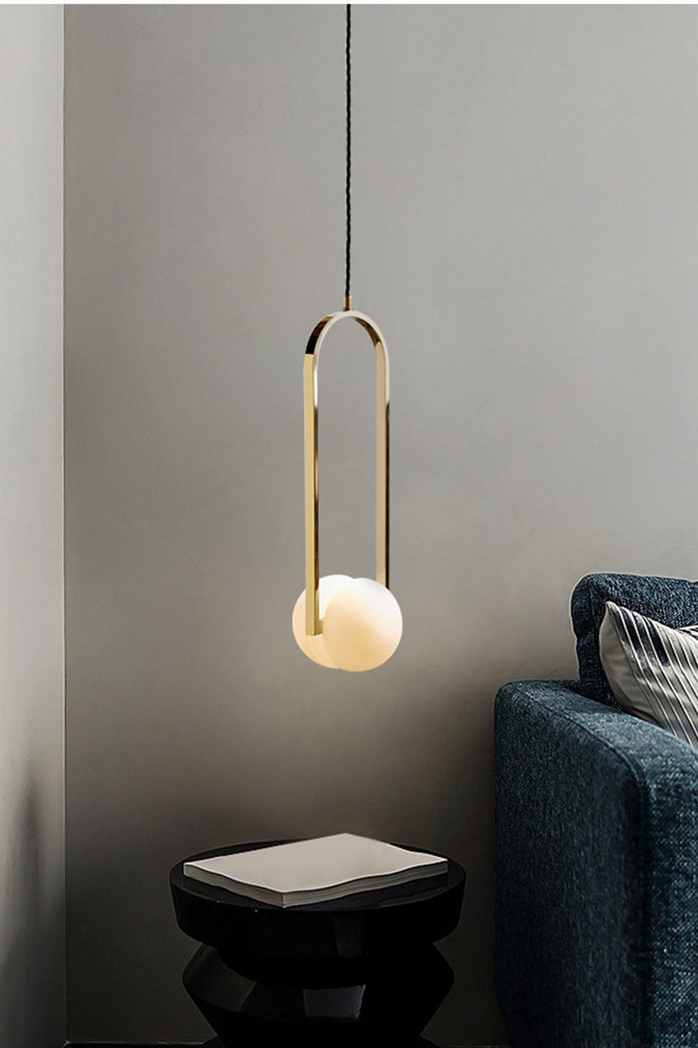 Pearl Arc Pendant Lamp - view 2 | morylighting