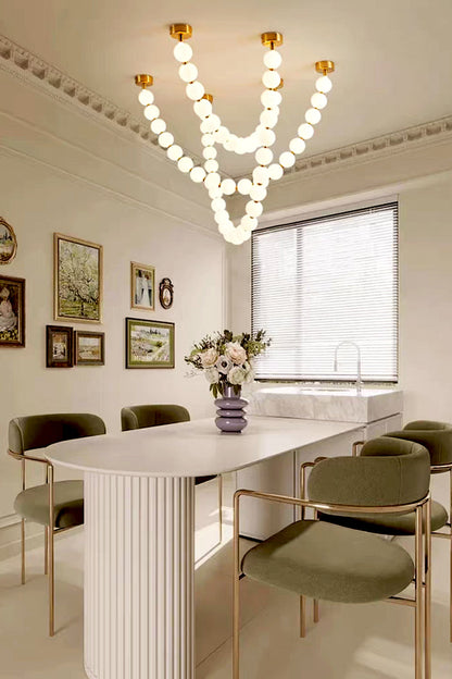 Pearl Necklace Chandelier - view 15 | morylighting