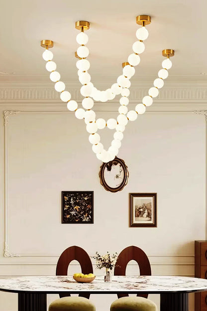 Pearl Necklace Chandelier - view 3 | morylighting