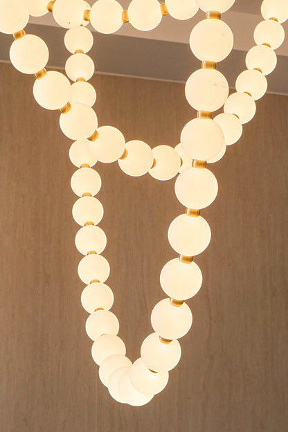 Pearl Necklace Chandelier - view 25 | morylighting