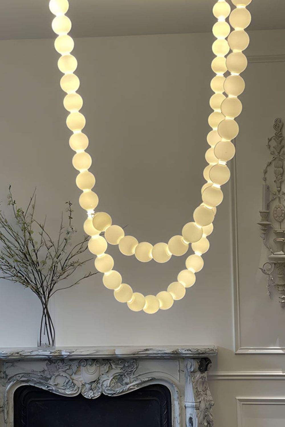 Pearl Necklace Chandelier 12cm - view 10 | morylighting