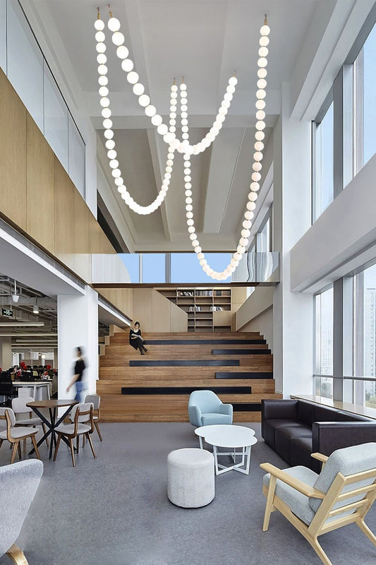 Pearl Necklace Chandelier 12cm - view 2 | morylighting