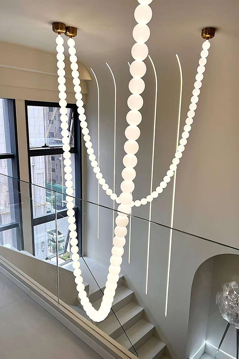 Pearl Necklace Chandelier - view 21 | morylighting