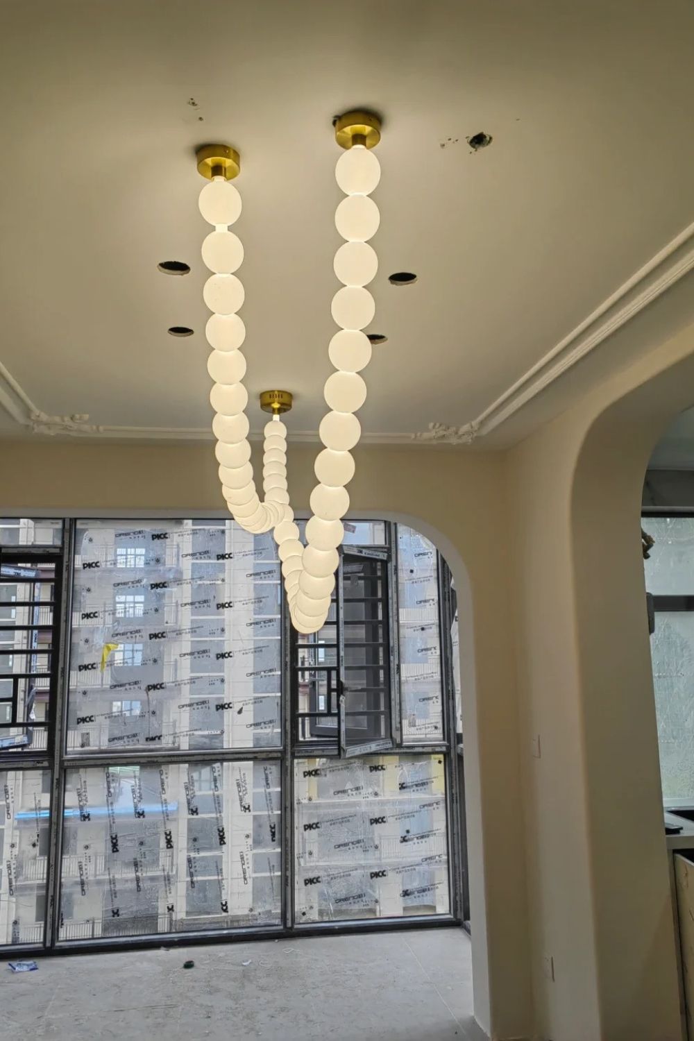 Pearl Necklace Chandelier 12cm - view 9 | morylighting