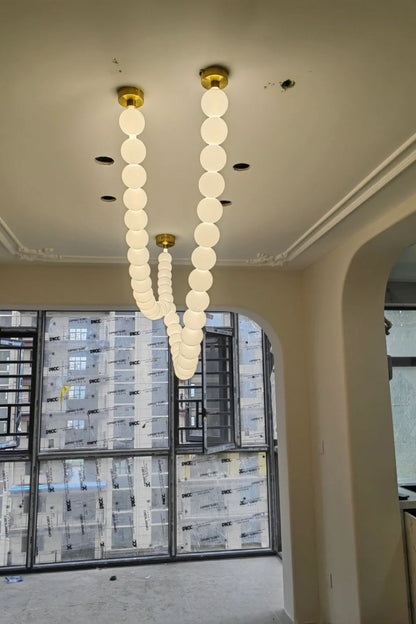 Pearl Necklace Chandelier 12cm - view 9 | morylighting