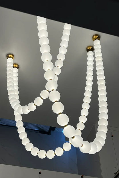 Pearl Necklace Chandelier - view 29 | morylighting