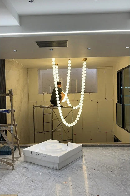 Pearl Necklace Chandelier 12cm - view 12 | morylighting