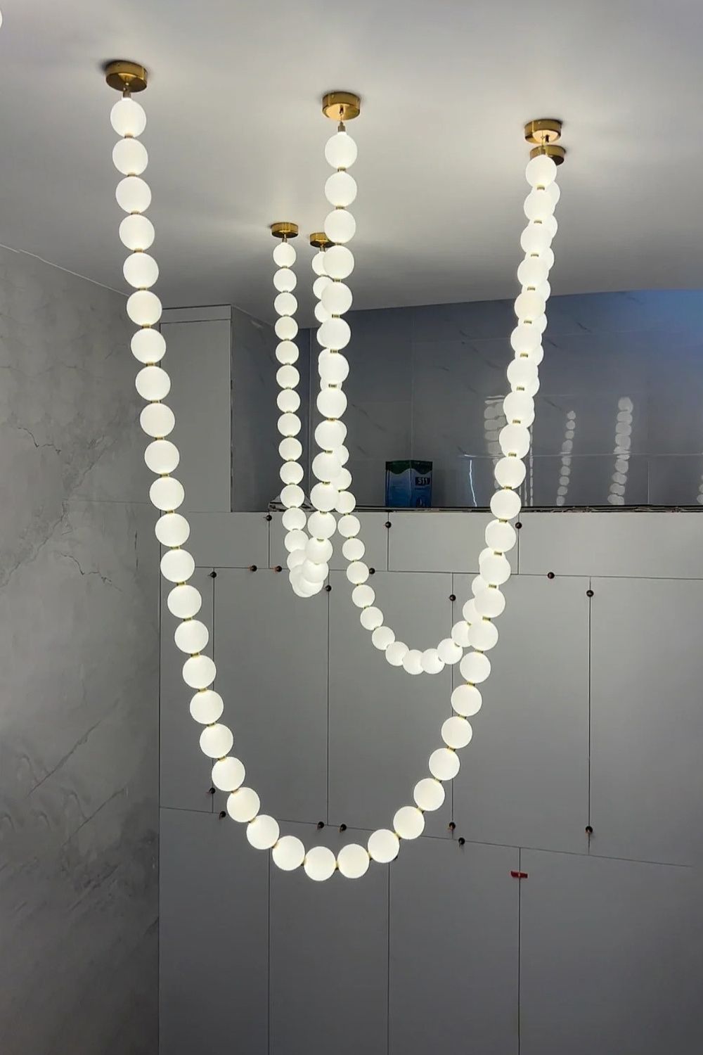 Pearl Necklace Chandelier 12cm - view 31 | morylighting