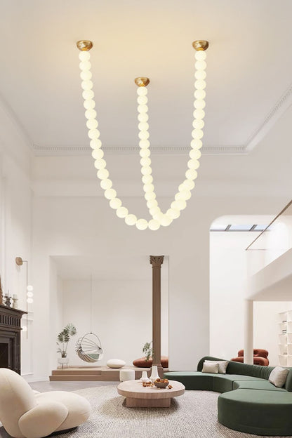 Pearl Necklace Chandelier - view 18 | morylighting