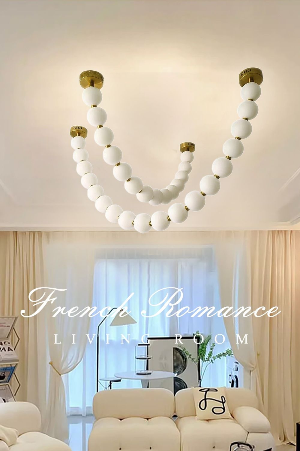 Pearl Necklace Chandelier - view 24 | morylighting